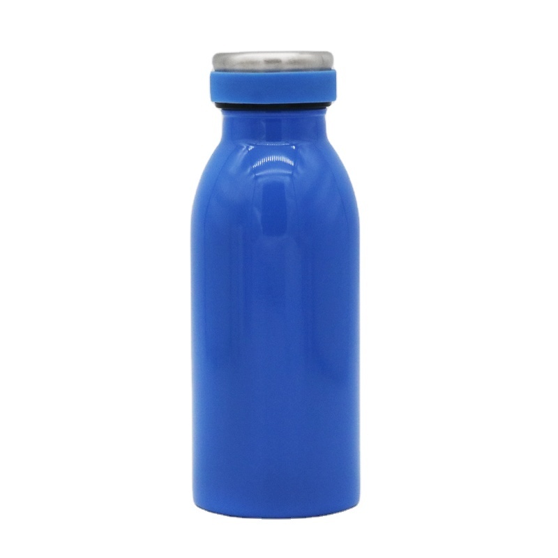 Factory high quality 350ml double wall  vacuum insulated water bottle stainless steel milk bottle