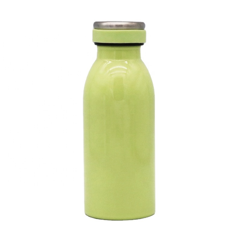 Factory high quality 350ml double wall  vacuum insulated water bottle stainless steel milk bottle