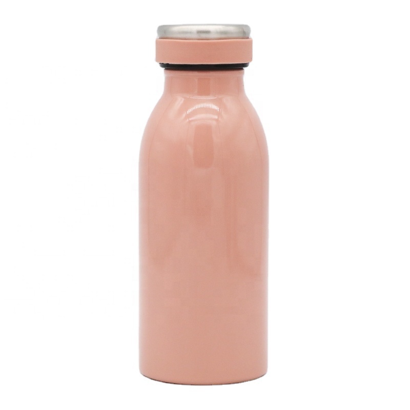 Factory high quality 350ml double wall  vacuum insulated water bottle stainless steel milk bottle