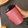 12OZ Stainless Steel Thermos Double Wall Insulated Milk Flask Vacuum Coffee Cup Office Travel Mug