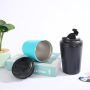 12OZ Stainless Steel Thermos Double Wall Insulated Milk Flask Vacuum Coffee Cup Office Travel Mug