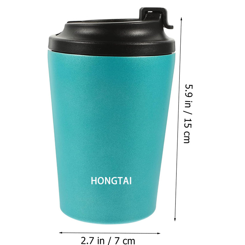 Wholesale 12oz Tumbler Double Wall Stainless Steel Cup Insulated Thermal Coffee Mug with Screw Lid