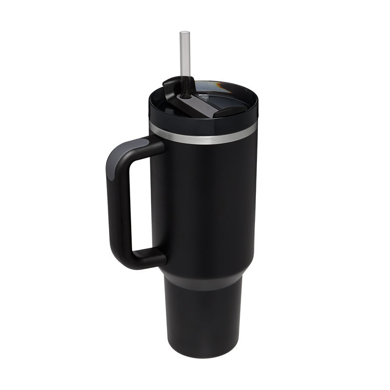 New Design 40OZ Stainless Steel Double Wall Popsicle Thermos High Quality Flow state Tumbler With Straw