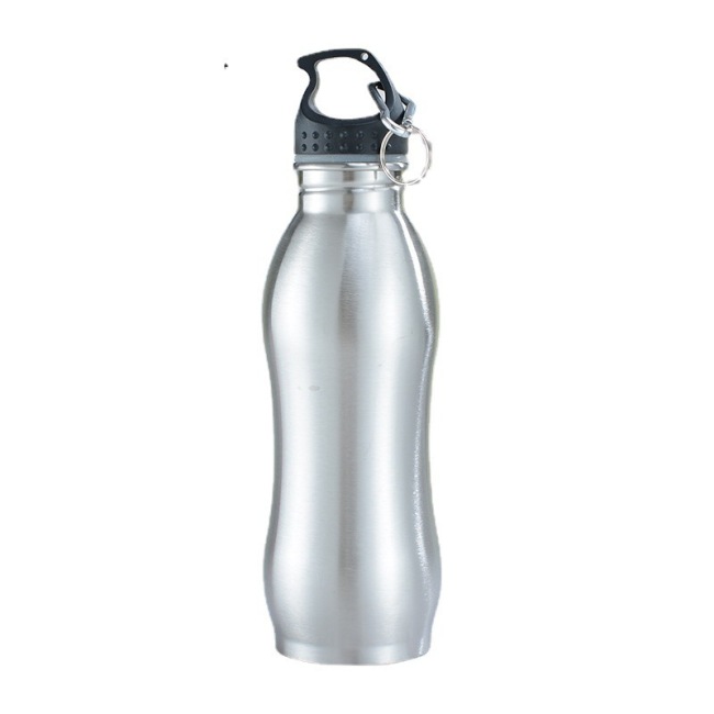 High Quality custom logo insulate stainless steel single wall bottle travel sport bottle tea container flask with straw  lid
