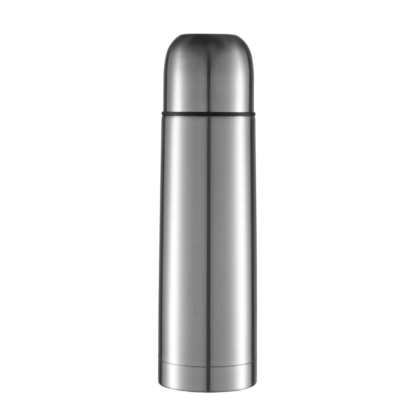 Multiple Sizes Stainless Steel Double Wall Vacuum Flask Insulated Thermos Bullet Shape Water Bottle