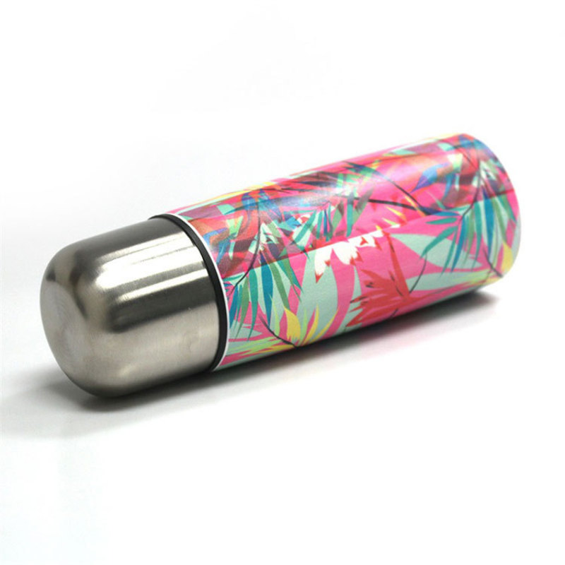 Multiple Sizes Stainless Steel Double Wall Vacuum Flask Insulated Thermos Bullet Shape Water Bottle