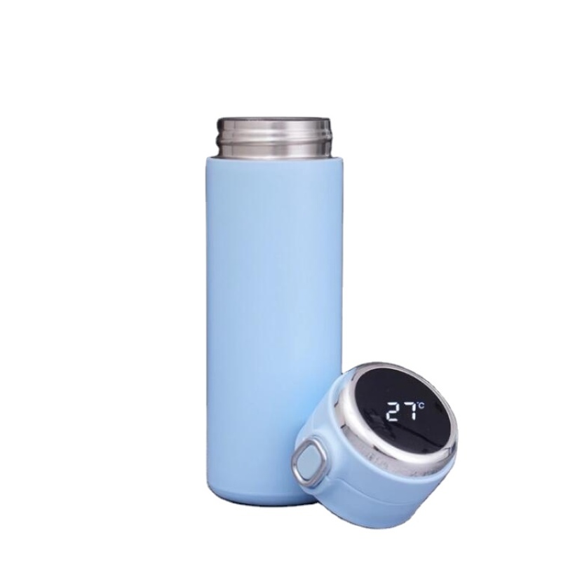 New 350/450ML Temperature LED Display Thermos Coffee Tea Milk Mug Vacuum Flasks One Touch Lid
