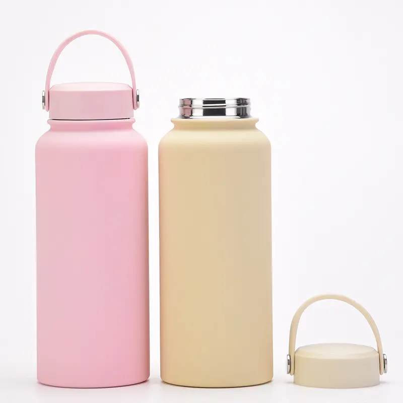 Custom Logo 32oz Sport Reusable Water Bottle Vacuum Insulated Stainless Steel Water Bottle Thermal Flask