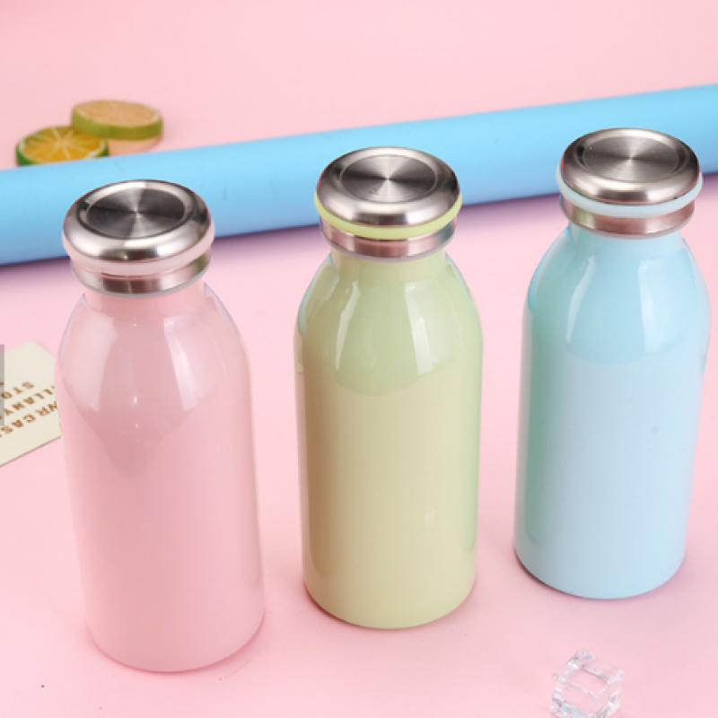 Eco friendly BPA Free water bottle double wall thermos custom insulated water bottles with leakproof lid