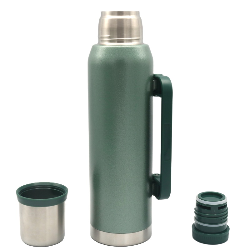 Hot Selling Stainless Steel Thermos Flask Vacuum Insulated Sport Jug With Handle Water Bottle