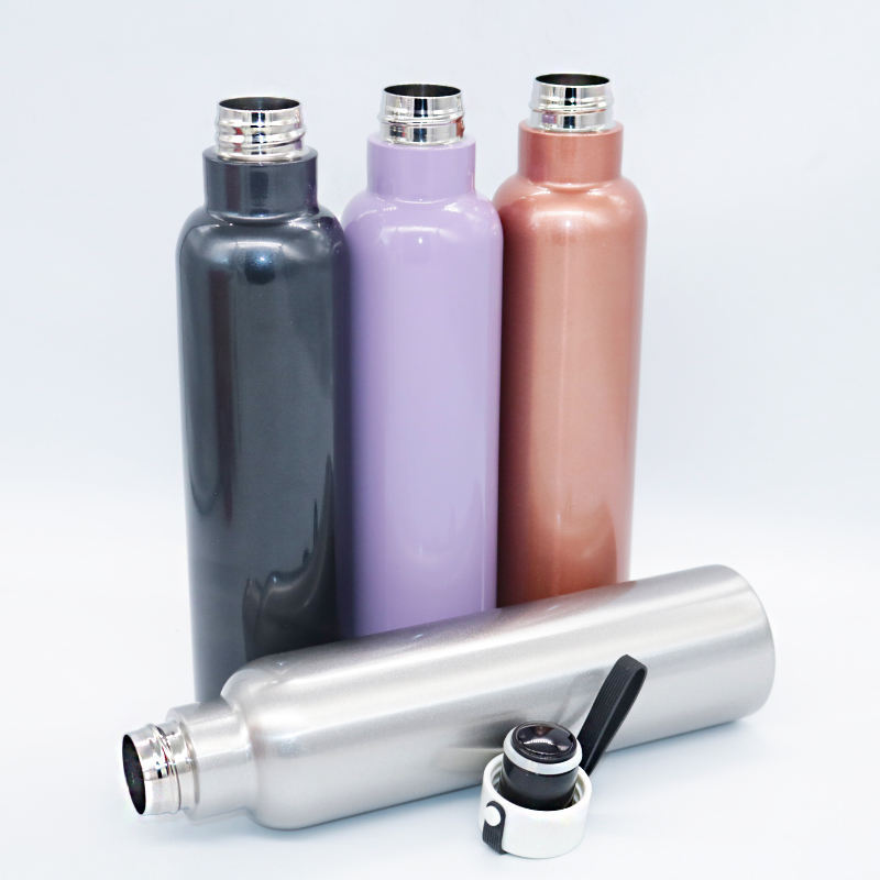 New Arrival 750ml Stainless Steel Travel Sport Bottle Double Wall Vacuum Thermos Bottle With Handle Lid