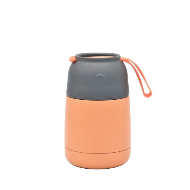 Wholesale Bpa Free 420ml Kids Stainless Steel Thermal Food Jar Double Wall Food Flask Vacuum Insulated Lunch Box with Lid
