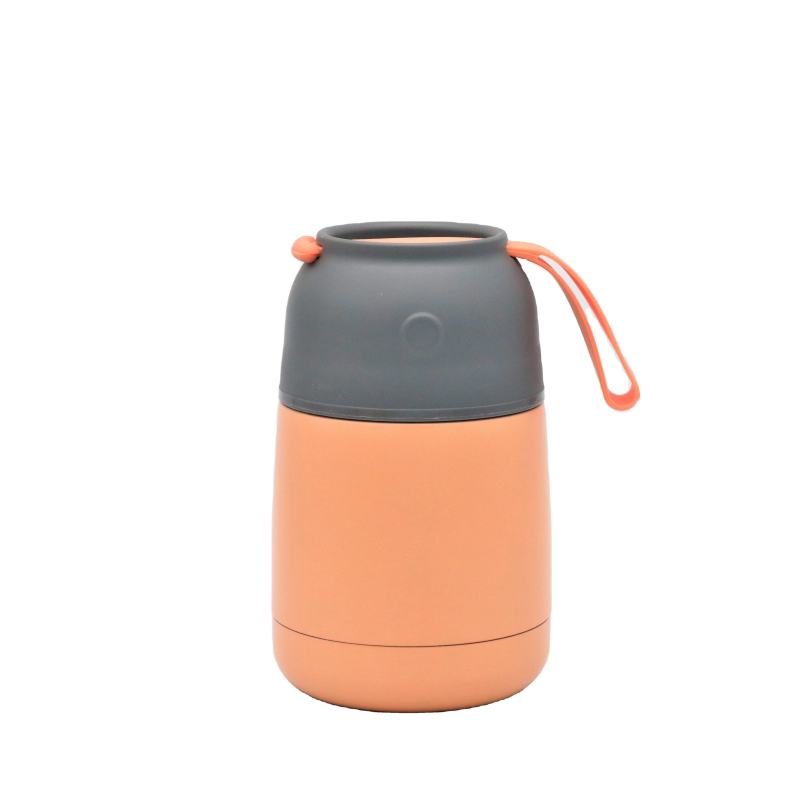 Wholesale Bpa Free 420ml Kids Stainless Steel Thermal Food Jar Double Wall Food Flask Vacuum Insulated Lunch Box with Lid