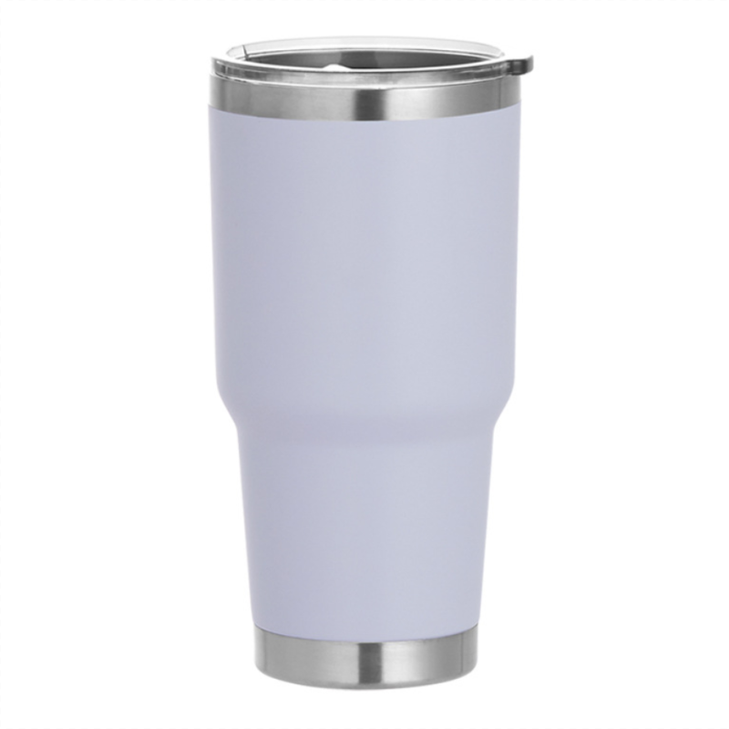 30oz Outdoor Camping Travel Double Wall Vacuum Insulated Thermos Stainless Steel Tumbler with Lid