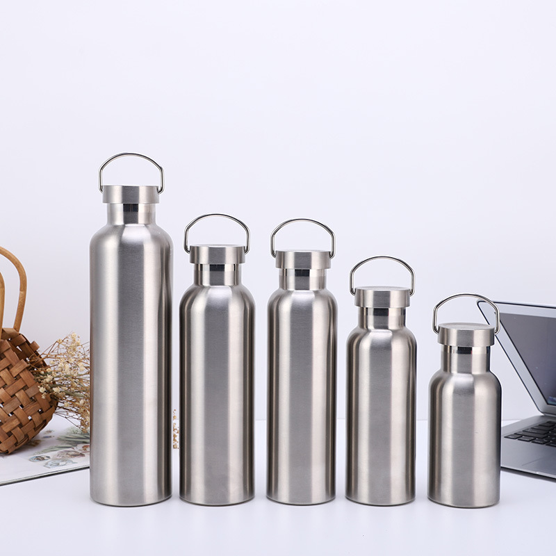 Eco Friendly Products 2023 Double Wall Thermos Flask Stainless Steel Insulated Sports Water Bottle with Stainless Steel Lid