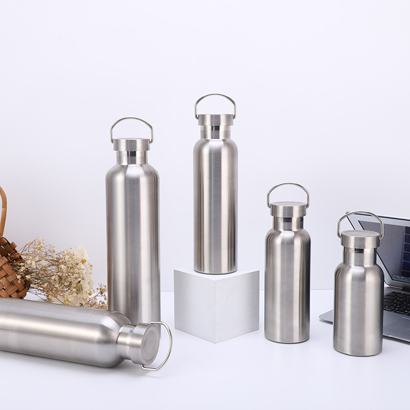 Eco Friendly Products 2023 Double Wall Thermos Flask Stainless Steel Insulated Sports Water Bottle with Stainless Steel Lid