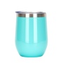 Custom logo 12oz Egg Shape Double Wall Mugs Eco-friendly Stainless Steel Custom tumbler