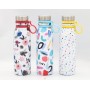 Custom logo  double wall vacuum insulated sport stainless steel water bottle sports holder with neck lanyard strap