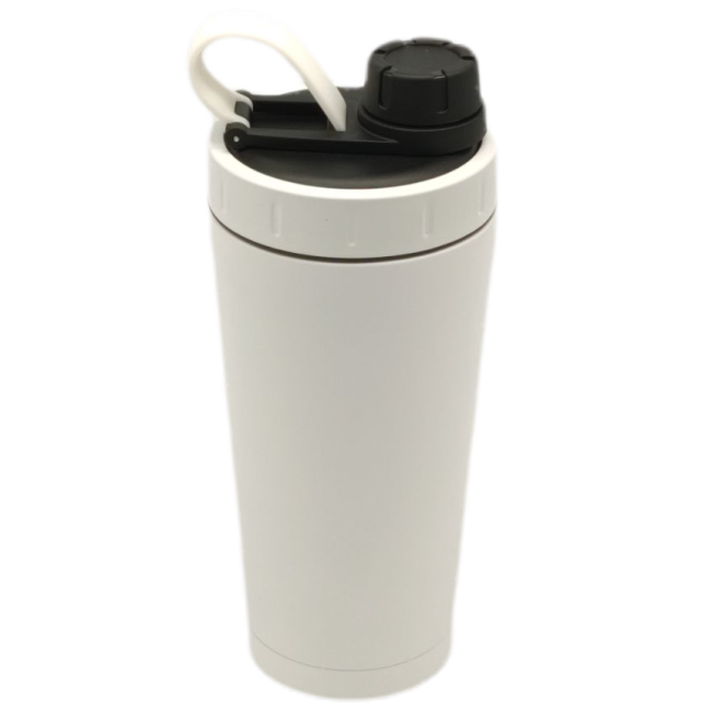 600ml Stainless Steel Gym Shaker Bottle Custom Logo Double Wall Bender Protein Shaker Bottle Metal