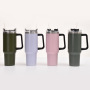 Factory Wholesale 40OZ Double Wall Thermos Vacuum Insulated Flask Stainless Steel Water Bottle With Handle Coffee Tumbler