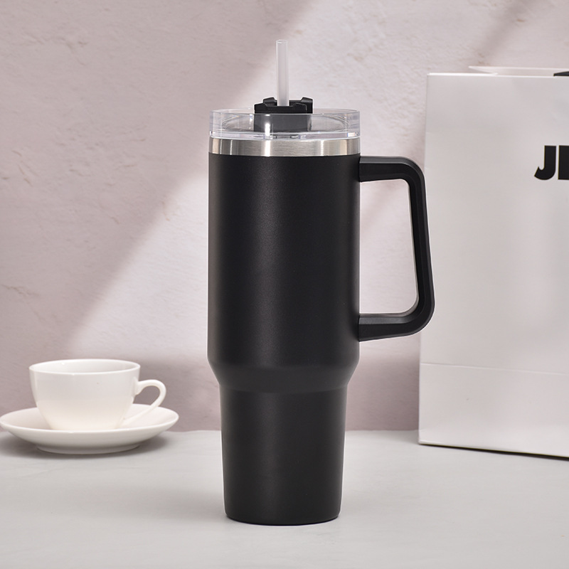 Factory Wholesale 40OZ Double Wall Thermos Vacuum Insulated Flask Stainless Steel Water Bottle With Handle Coffee Tumbler