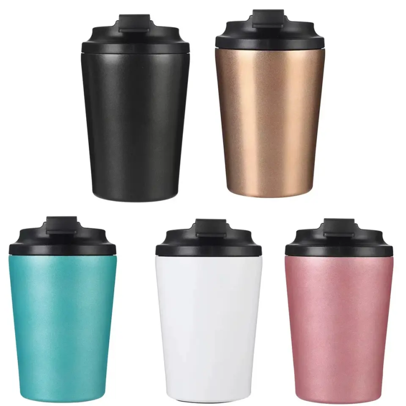 Business Office Men Women Students Double Vacuum Insulated 304 Stainless Steel Coffee Mug Cup With Scale