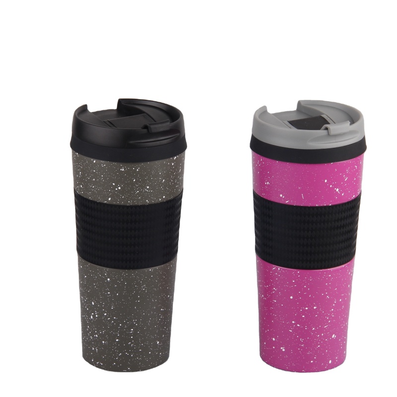 Factory Directly High Quality  Eco -Friendly 400ml vacuum-insulated stainless steel travel mug with flip lid