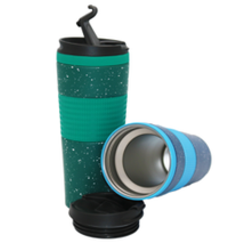 Factory Directly High Quality  Eco -Friendly 400ml vacuum-insulated stainless steel travel mug with flip lid