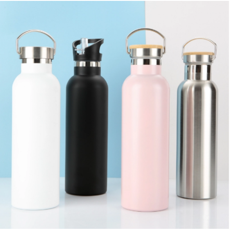 Custom Logo Double Wall Water Bottles Wholesale Stainless Steel Insulated Gym Water Bottles