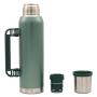 Eco-friendly Big Capacity Stainless Steel Double Wall Insulated Vacuum Flask Water Bottle For Hiking