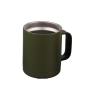 Hot Selling 12 Oz Triple Wall Ceramic Liner Custom Vacuum Insulated Travel Tumbler With Handle