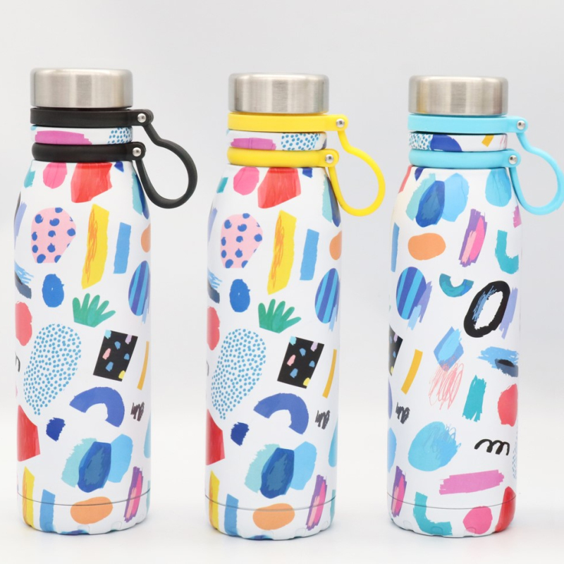 Gas Transfer Design Stainless Steel Double Wall Vacuum Flask Insulated Stainless Steel  Thermos Water Bottle