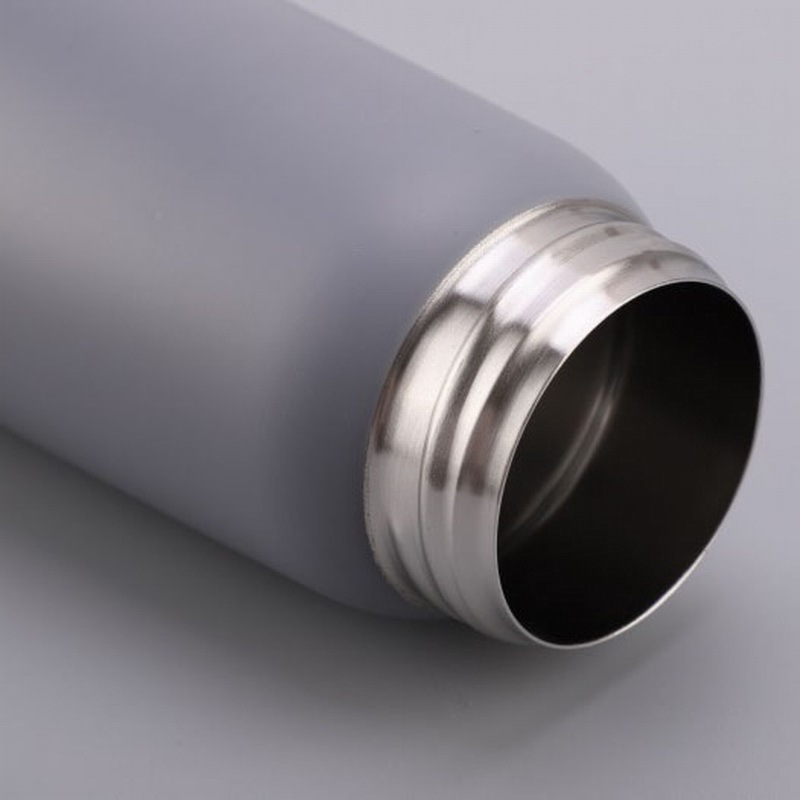 2023 New Design Customized Water Bottle Stainless Steel Insulated Double Wall Thermos Flask with Bamboo Lid