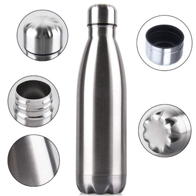 sustainable top seller stainless steel vacuum flasks leakproof thermos double wall water bottles