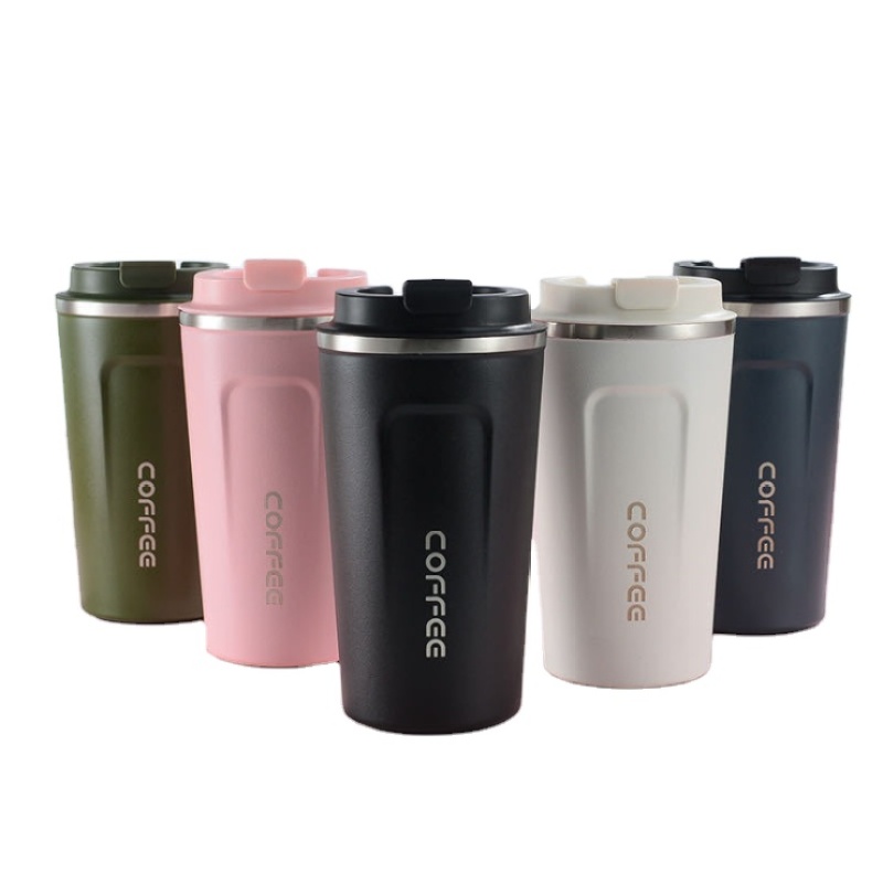 Portable 380ml/500ml Eco-friendly Stainless Steel Vacuum Coffee Cup Insulated Thermal Mug