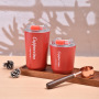 New Design Flask Stainless Steel Wide Mouth Vacuum Cups Insulated Thermos Coffee Mug