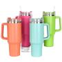 Hot Selling 40OZ Double Wall Stainless Steel Vacuum Coffee Cup Insulated Thermal Mug With Handle