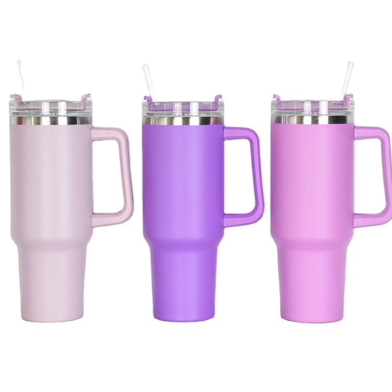 Hot Selling 40OZ Double Wall Stainless Steel Vacuum Coffee Cup Insulated Thermal Mug With Handle
