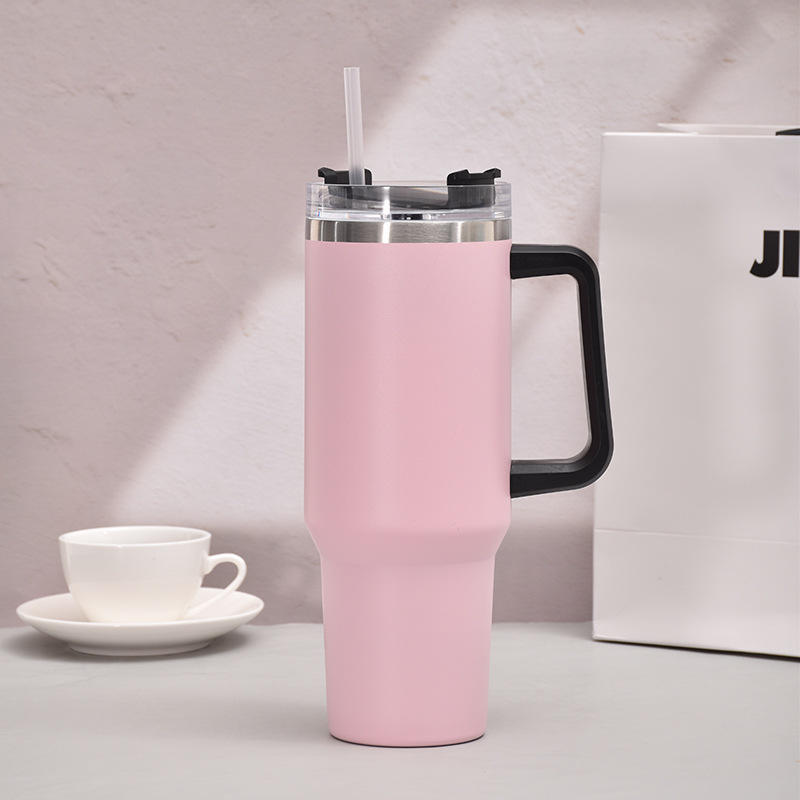 Hot Selling 40OZ Double Wall Stainless Steel Vacuum Coffee Cup Insulated Thermal Mug With Handle