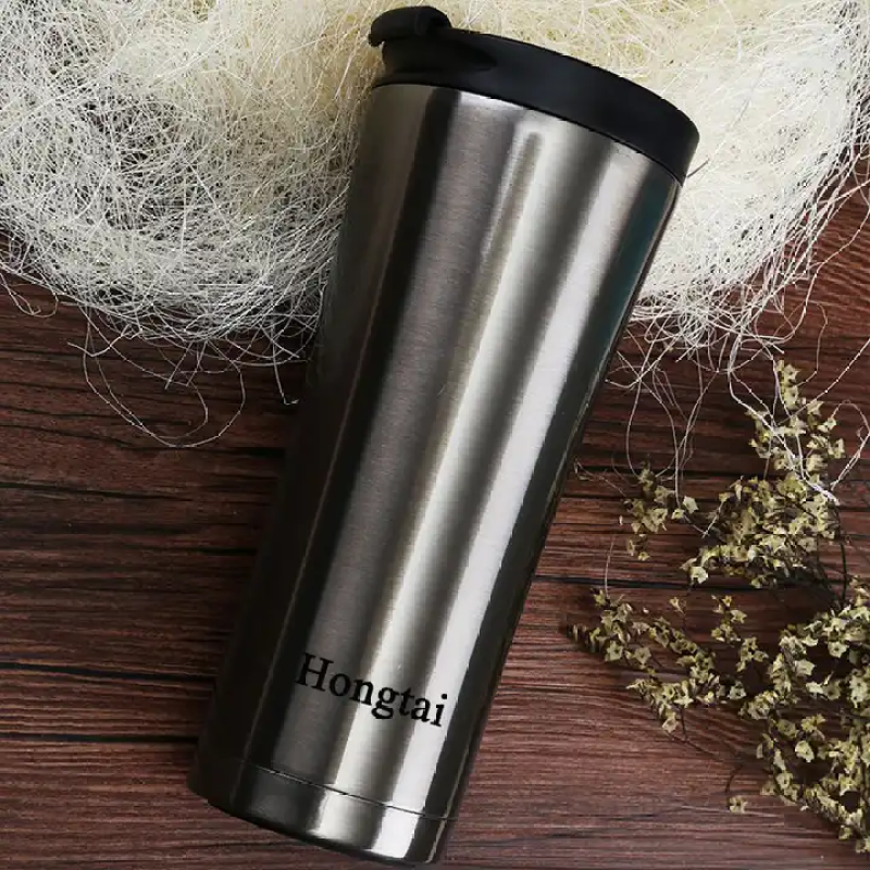 Stainless Steel Vacuum Coffee Thermos Flask Coffee Cup Hot Travel Mug Logo Custom