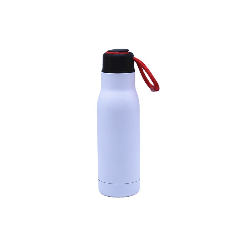 high quality large capacity insulate stainless steel sport watwer bottle double wall travel flask with handle lid