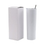 Hot Selling Skinny Stainless Steel Color Changing Thermos Bottle Insulated Flasks Vacuum Mug Straight Tumbler