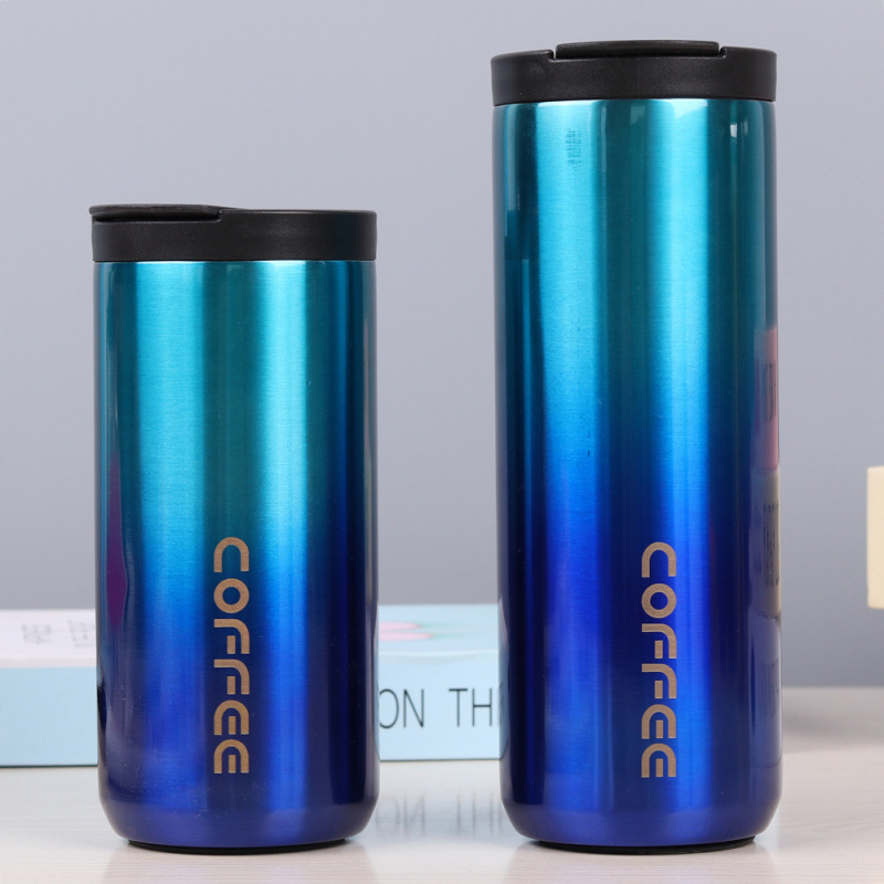 17oz Skinny Stainless Steel Double Wall Vacuum Flasks Insulated Tumbler Straight Travel Tumbler