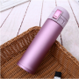 Portable spring cover cup Stainless steel insulated cup stainless steel 304 double-layer vacuum cup