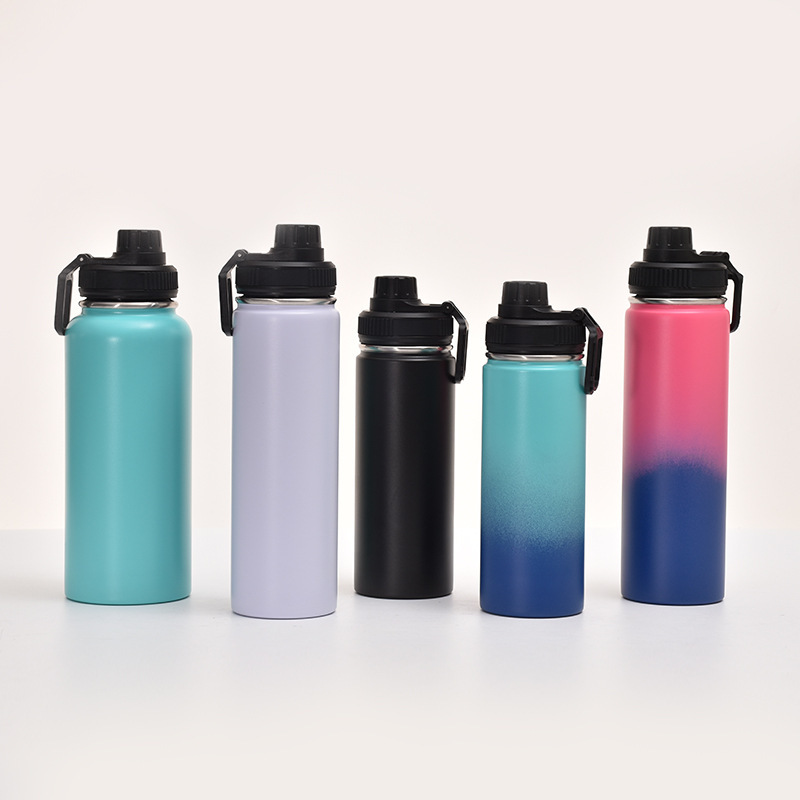 Eco-friendly Stainless Steel Wide Mouth Vacuum Flasks Insulated Thermos For Outdoor Sport Water Bottle
