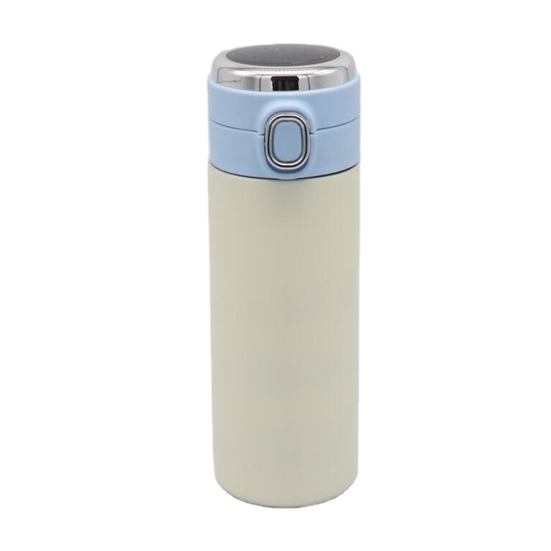 Custom Logo 350/ 500ml Stainless Steel Thermal Temperature Digital Smart Drinkware Water Bottle