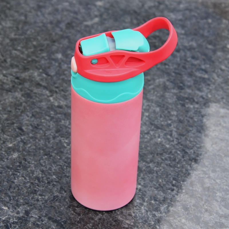 12oz 350ml Children Stainless Steel Insulated Blank Sublimation Sippy Kids Water Bottle With Filp Lid