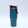 BPA Free Double Wall Thermos Vacuum Insulated Flask Stainless Steel Travel Mug With Handle Lid Coffee Tumbler