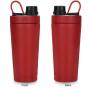 Patented Protein Shaker Cup Stainless Steel Double Wall Vacuum Insulated Sport Flask With Ball For GYM Shaker