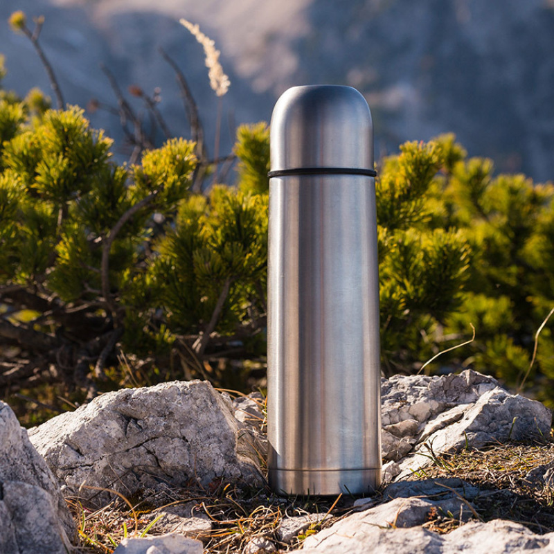 BPA free Stainless Steel Double Wall Vacuum Flask Insulated Thermos Bullet Shape Water Bottle